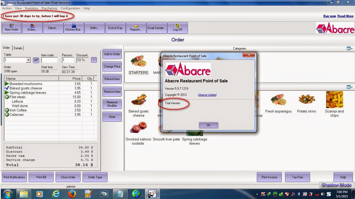 abacre restaurant point of sale 6 registration key